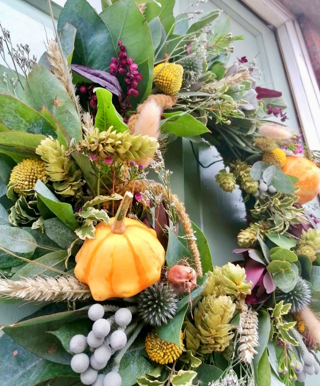 Autumn Abundance Door Wreath WORKSHOP