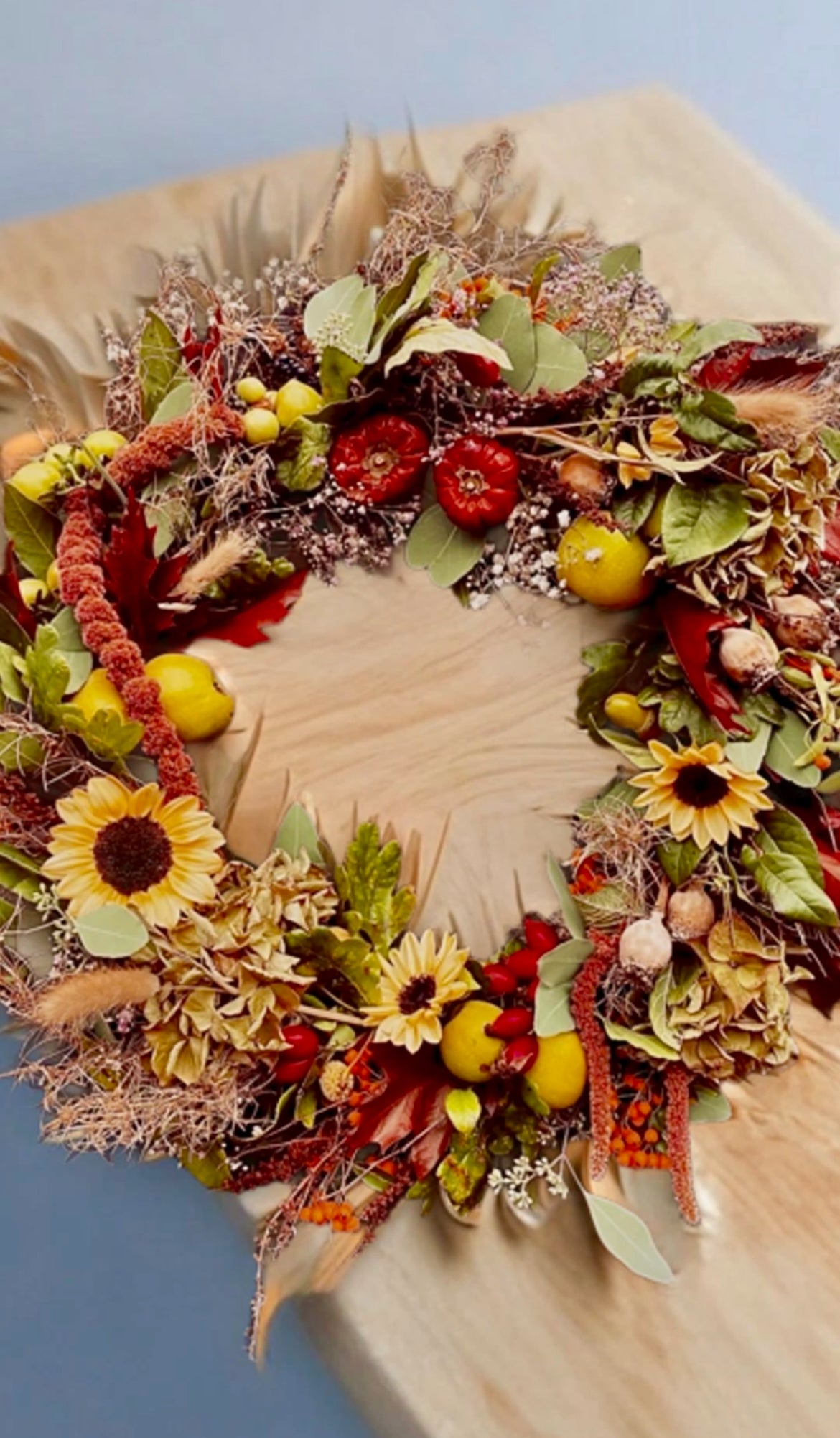 Autumn Abundance Door Wreath WORKSHOP