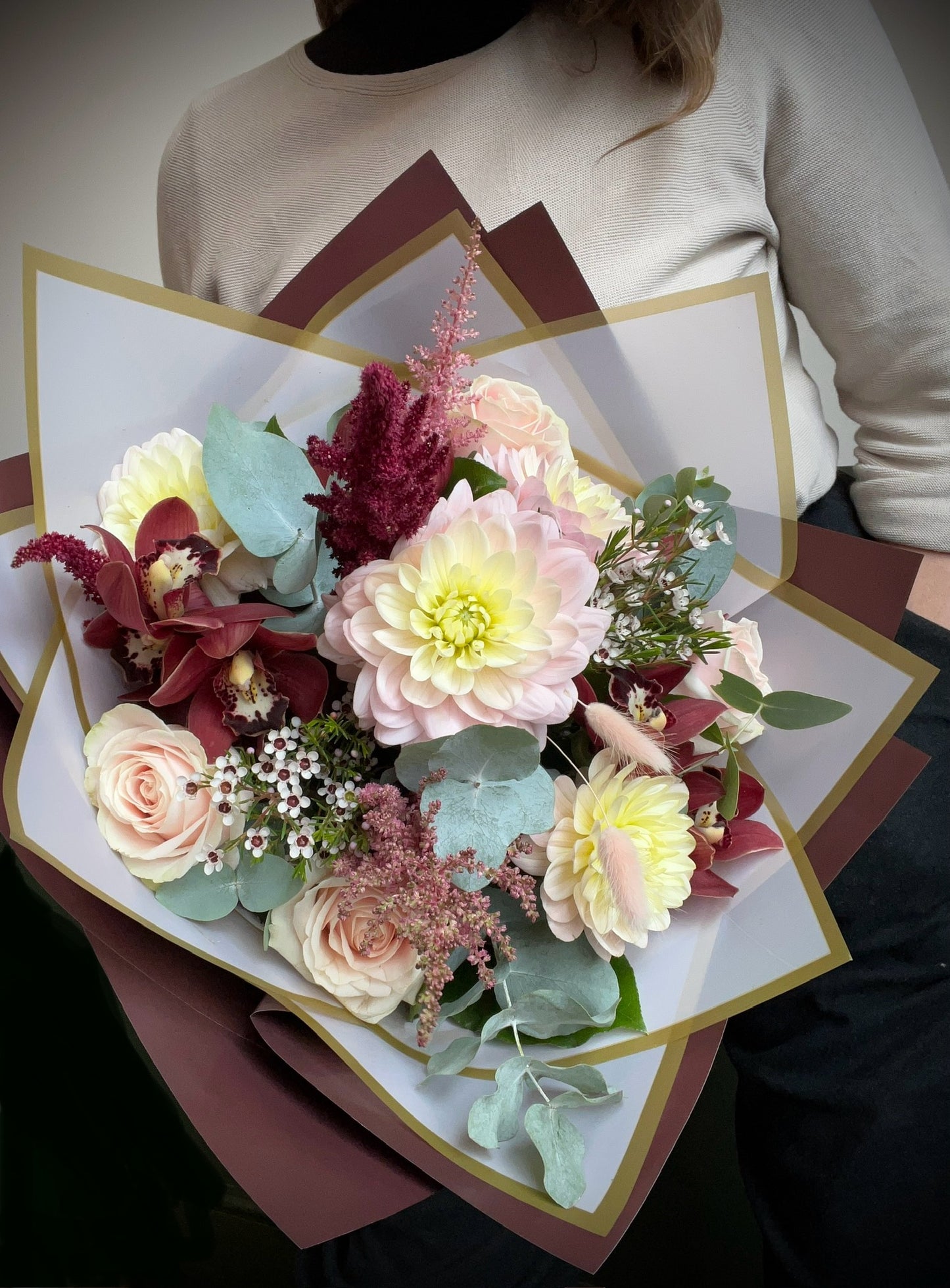 The Pink and Burgundy one
