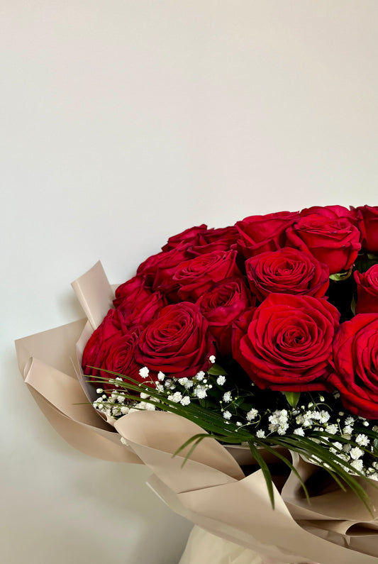 The Showstopper 50 Red Rose Bouquet