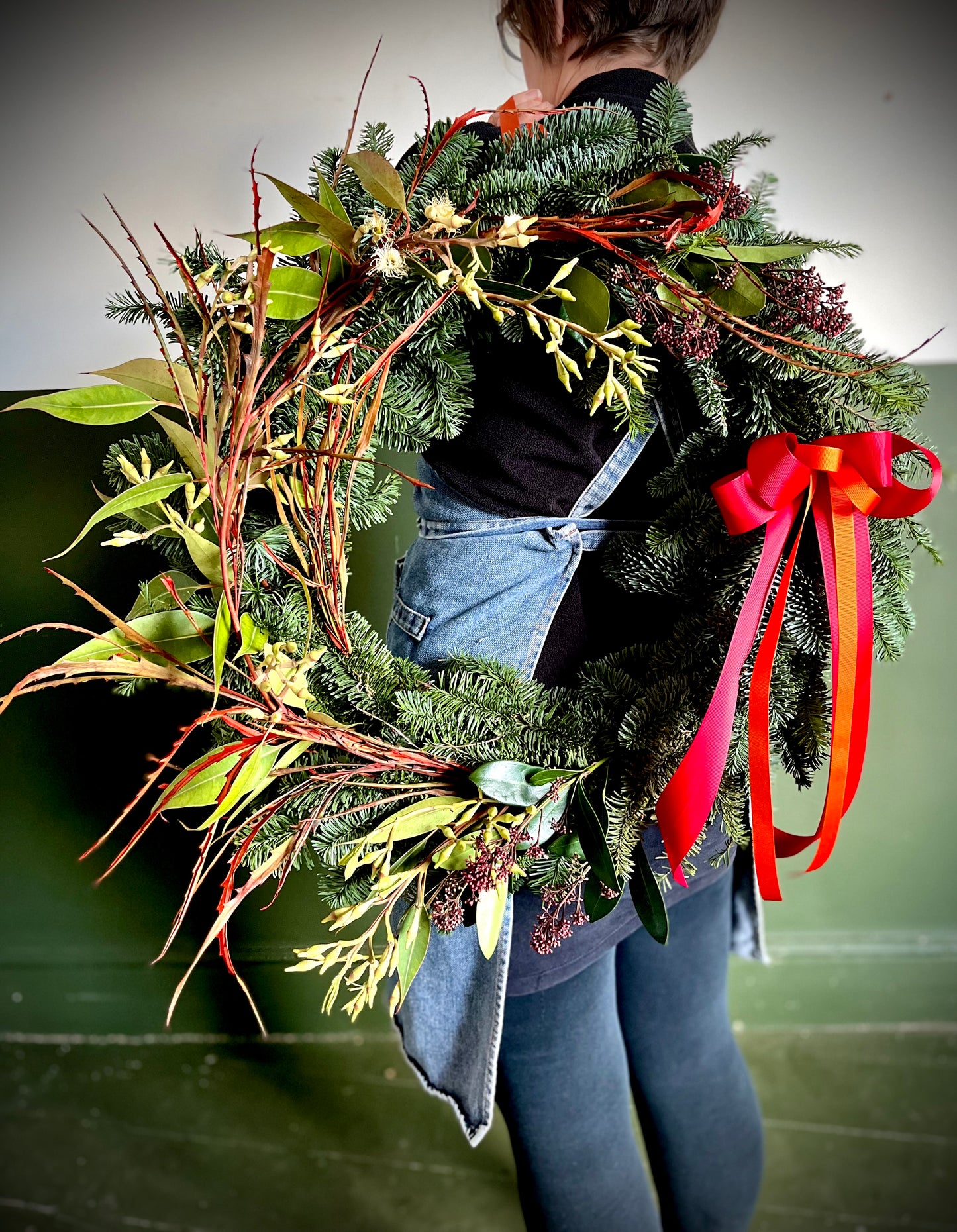 Rustic Radiance - Christmas Wreath