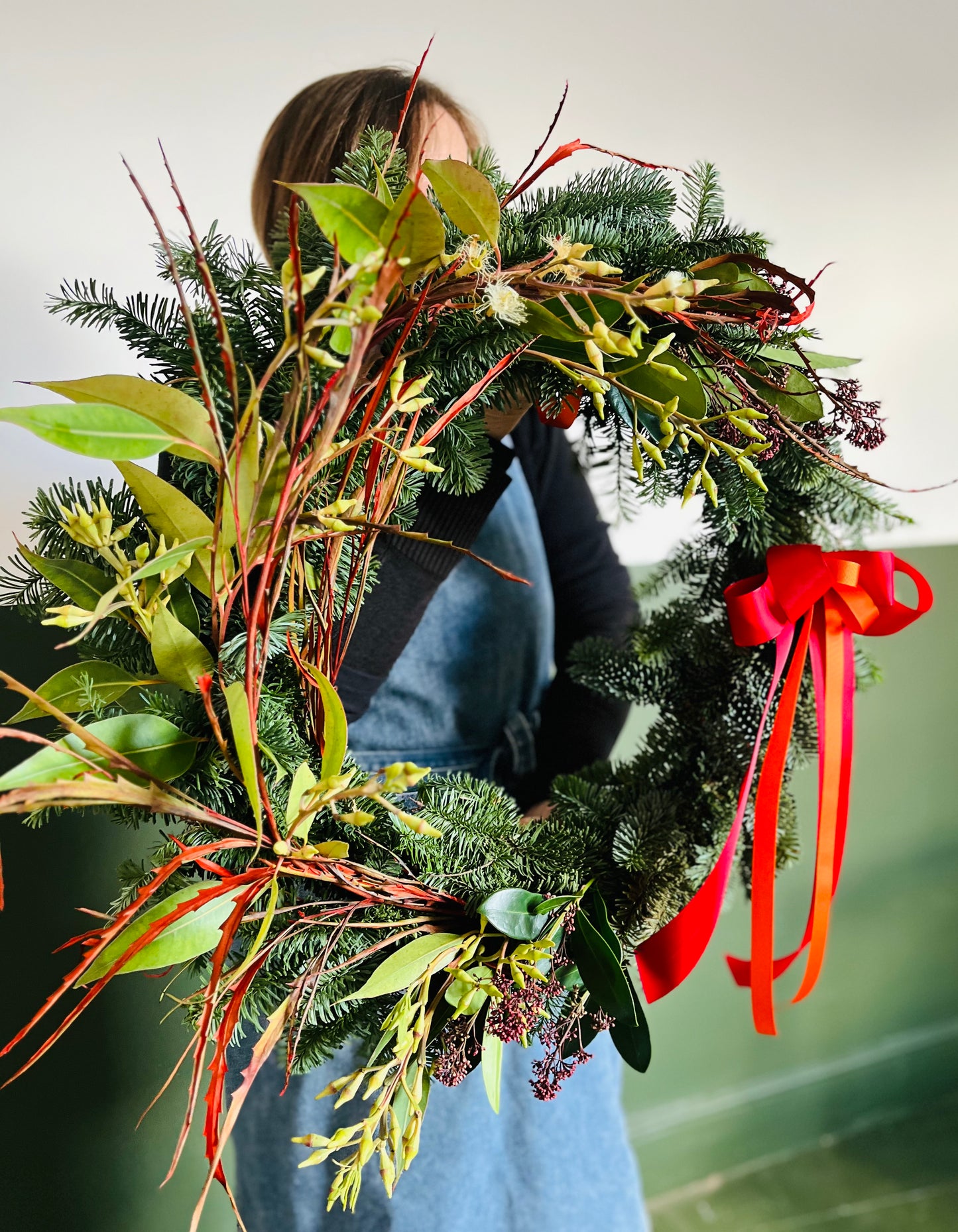 Rustic Radiance - Christmas Wreath