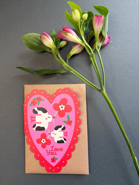 Heart Greetings Card